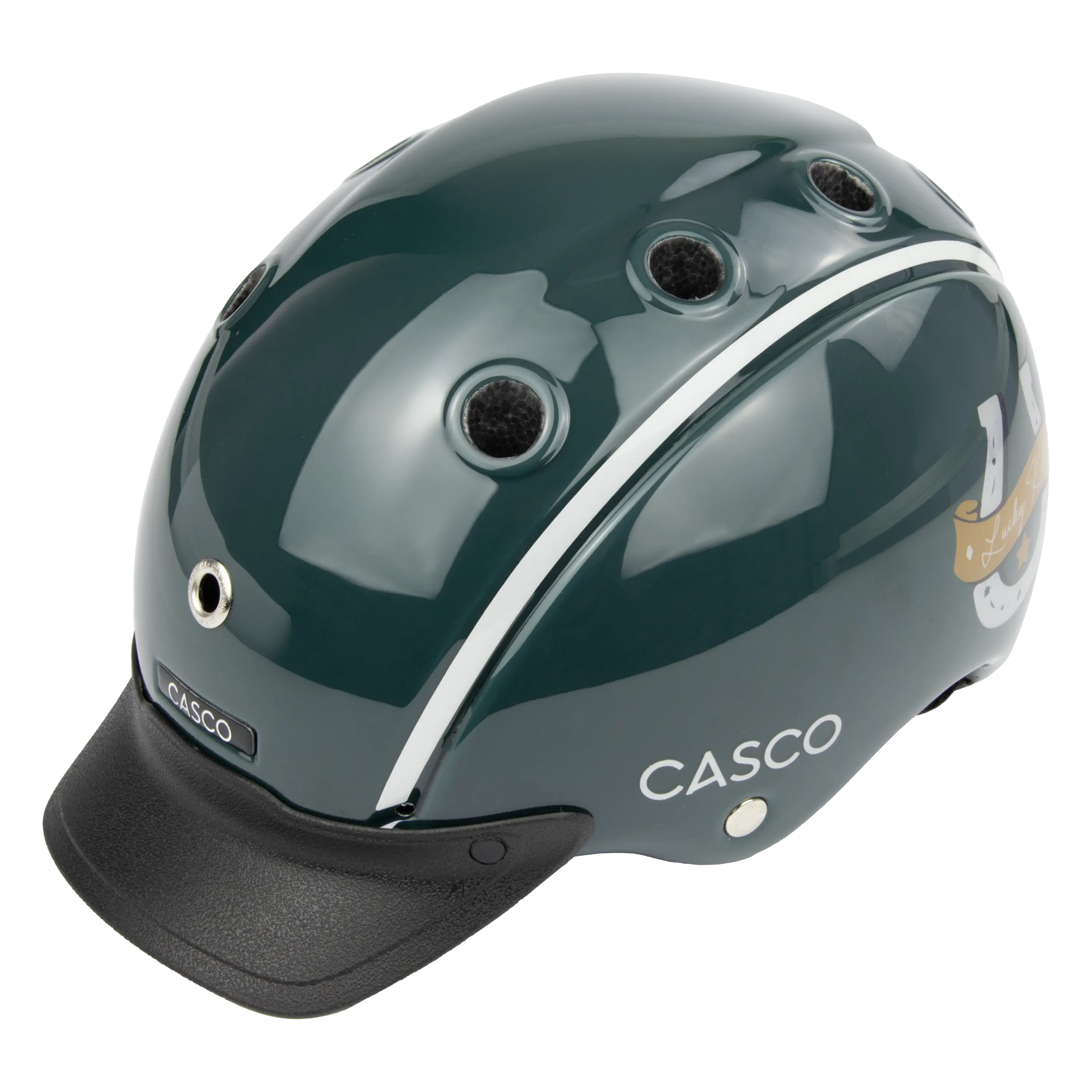 Casco Nori Lucky Kid Emerald casca echitatie copii verde