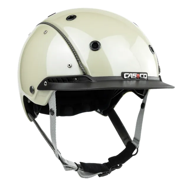 Casco Champ3 Plus cască echitație alb metalic
