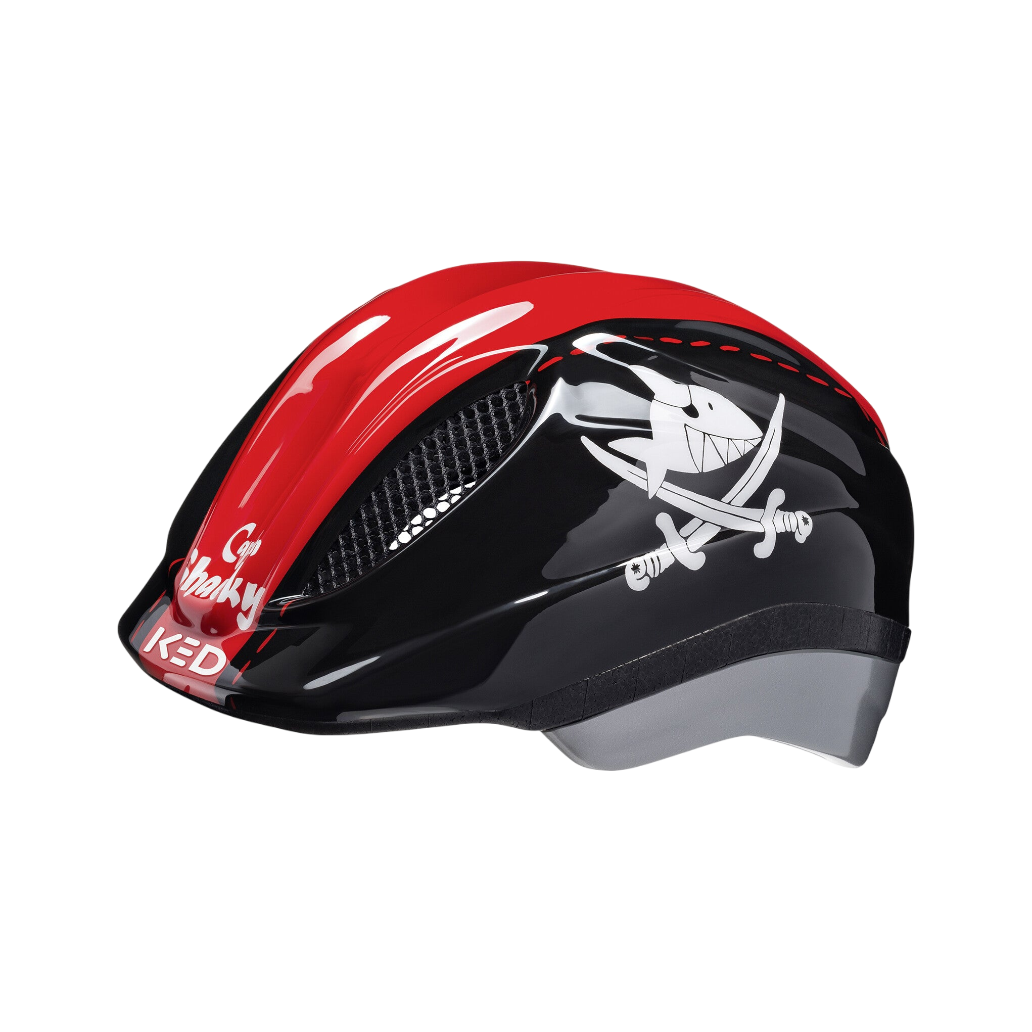 KED Meggy II Originals Sharky Red casca copii 52-58