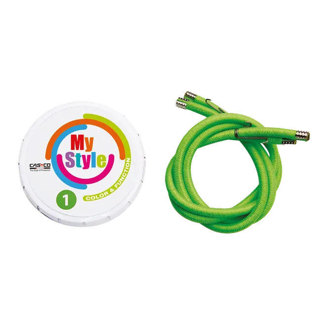 Casco MyStyle Stripes benzi casca lime detasabile