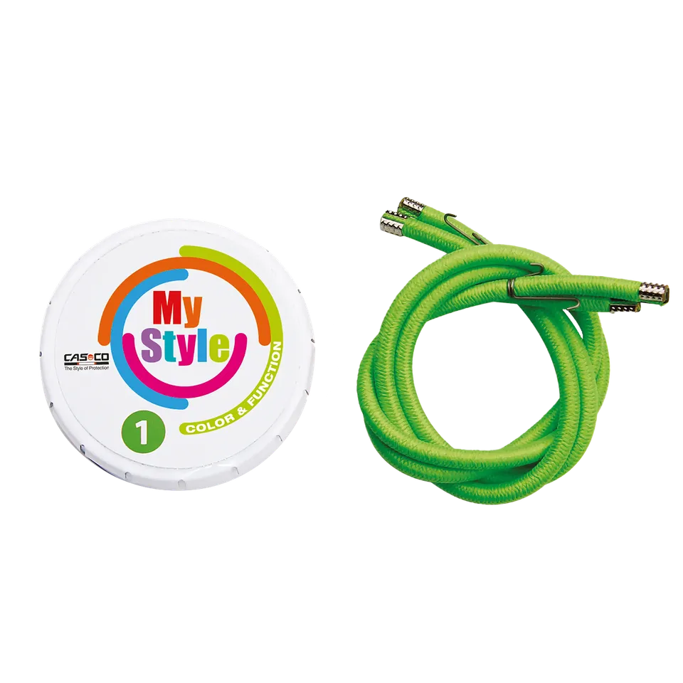 Casco MyStyle Stripes benzi casca lime detasabile