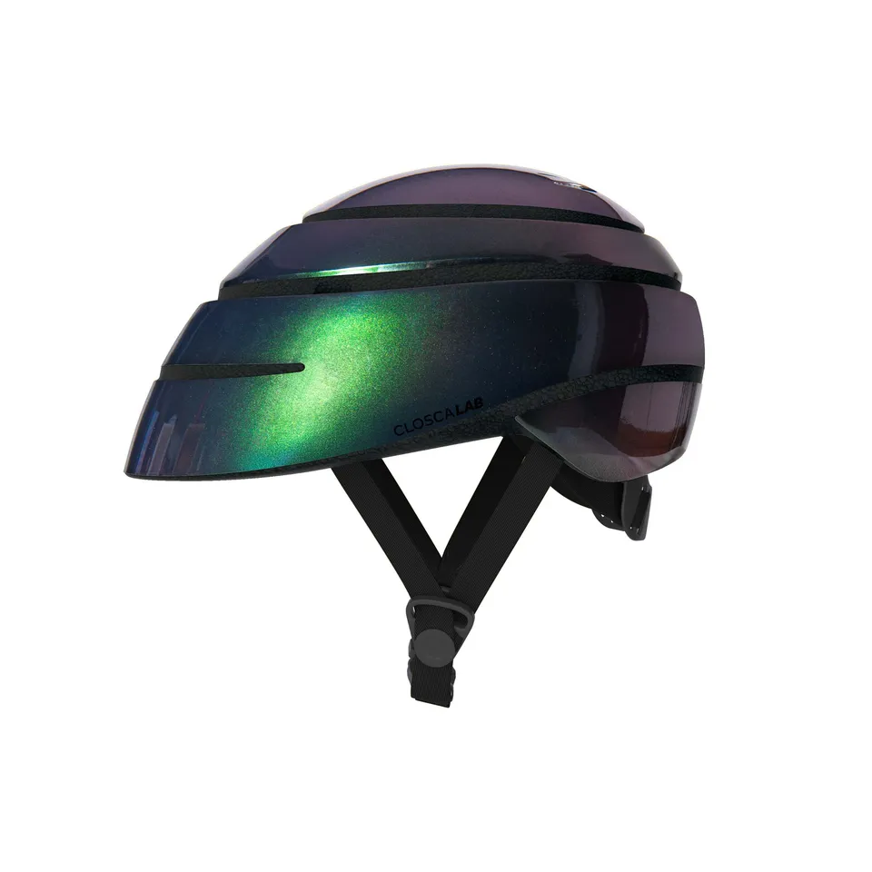 Closca Loop Lab Chameleon Green casca pliabila verde