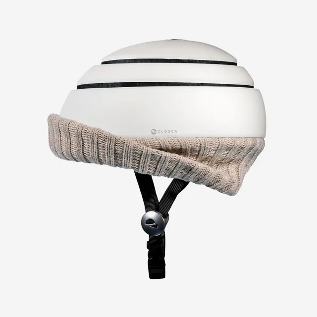Closca Helmet Visor Nordic White Wheat casca lana S