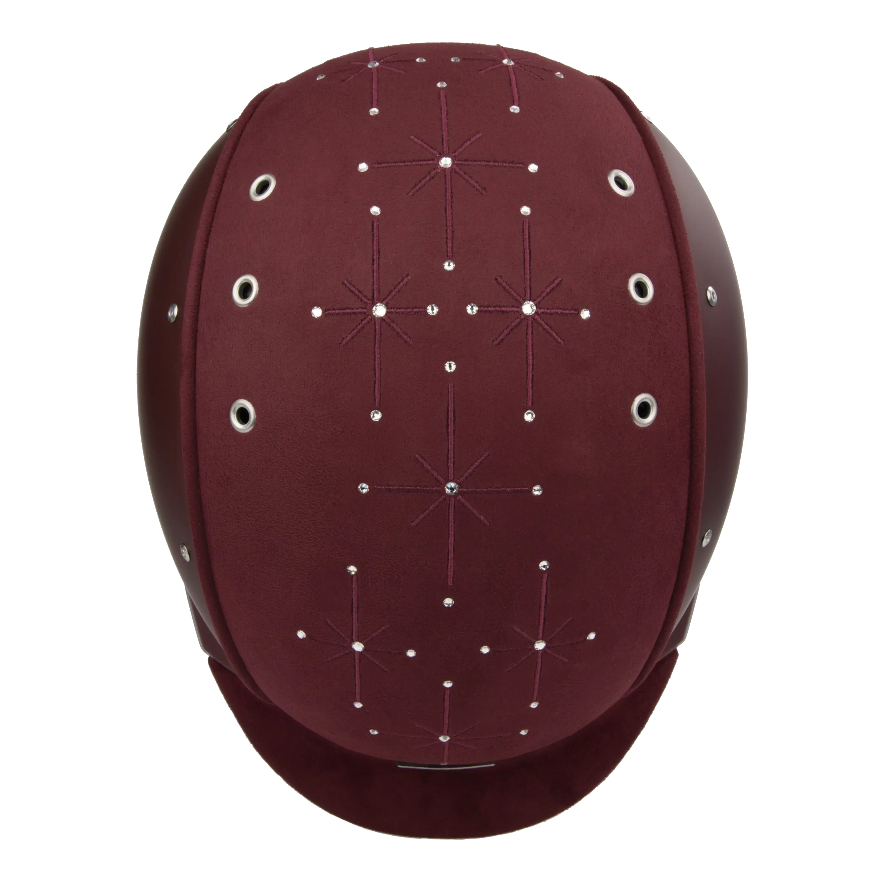 Casco Apart Brilliant Burgundy casca echitatie cristale