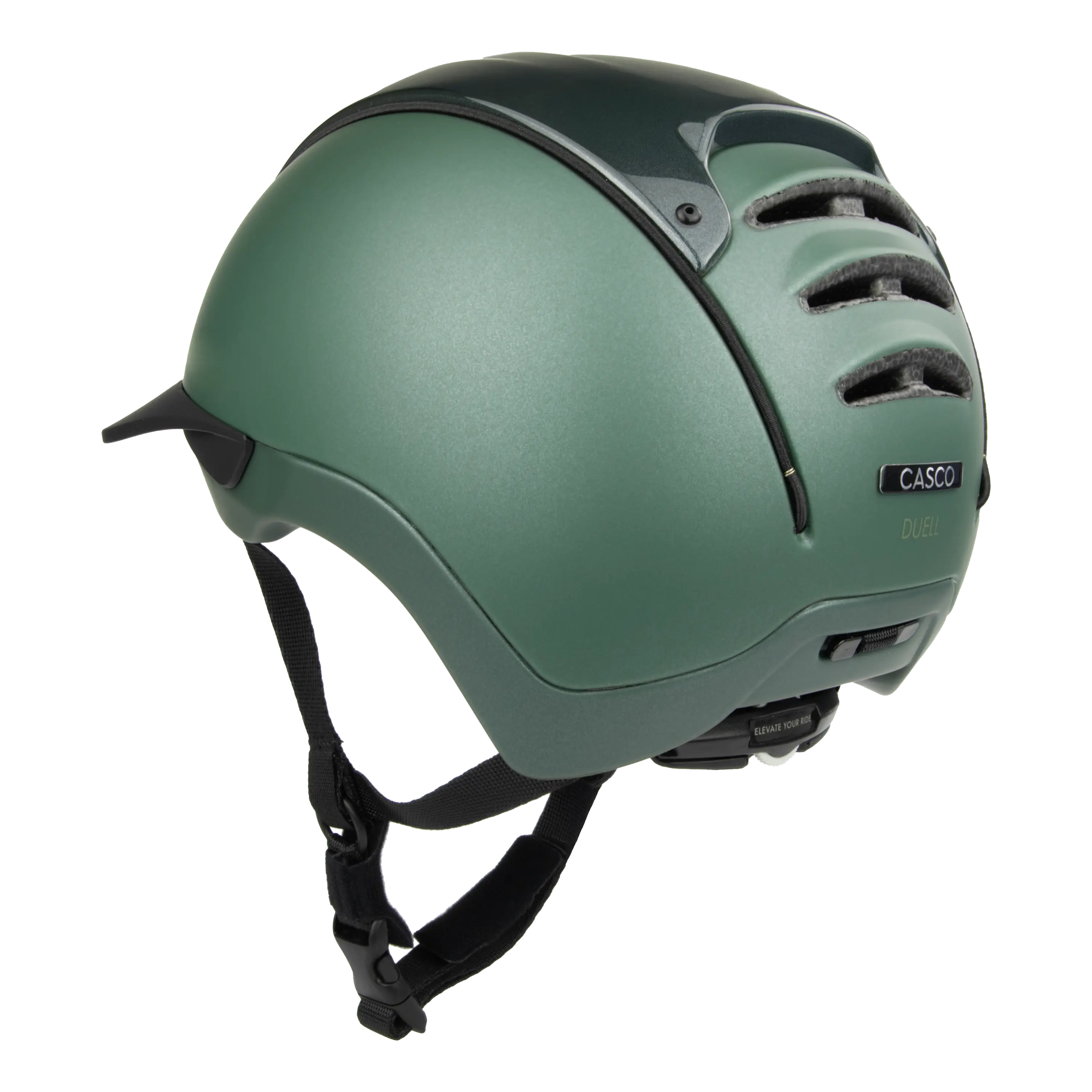 Casco Duell Prime Emerald casca echitatie verde metalizat