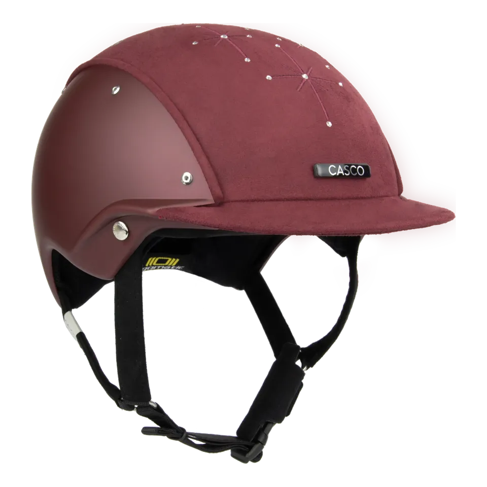 Casco Apart Brilliant Burgundy casca echitatie cristale