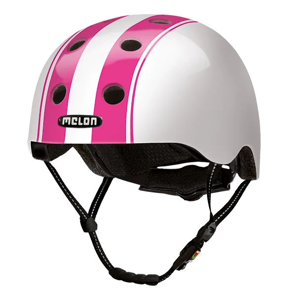 Melon Urban Active Double Pink White casca bicicleta alb-roz