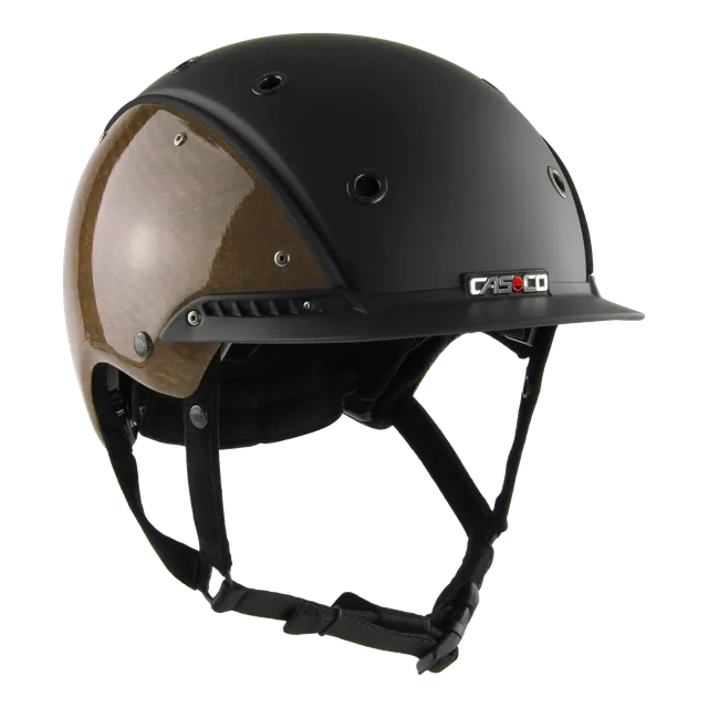 Casco CHAMP3 FLAX FIBRE casca echitatie negru fibra in