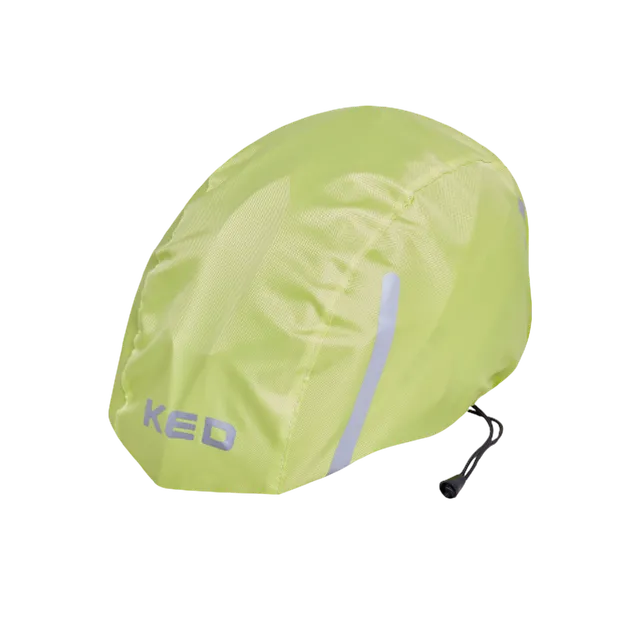 KED Regenhaube husa ploaie casca Neon Green unisize