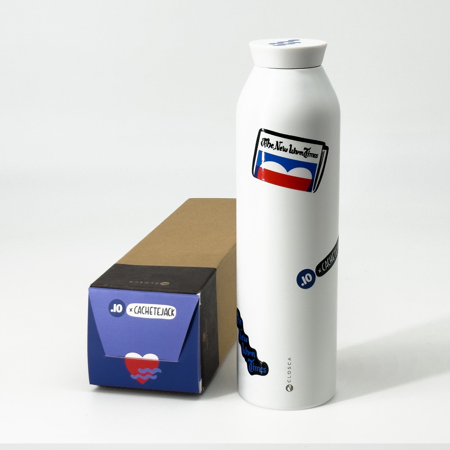 Closca Warm Times White sticla termica 600ml alba
