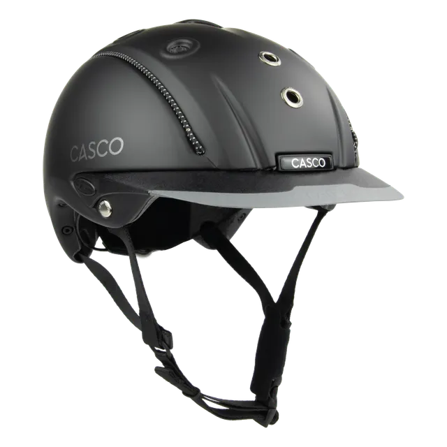 Casco Mistrall Prime Black cască echitație neagră ventilată