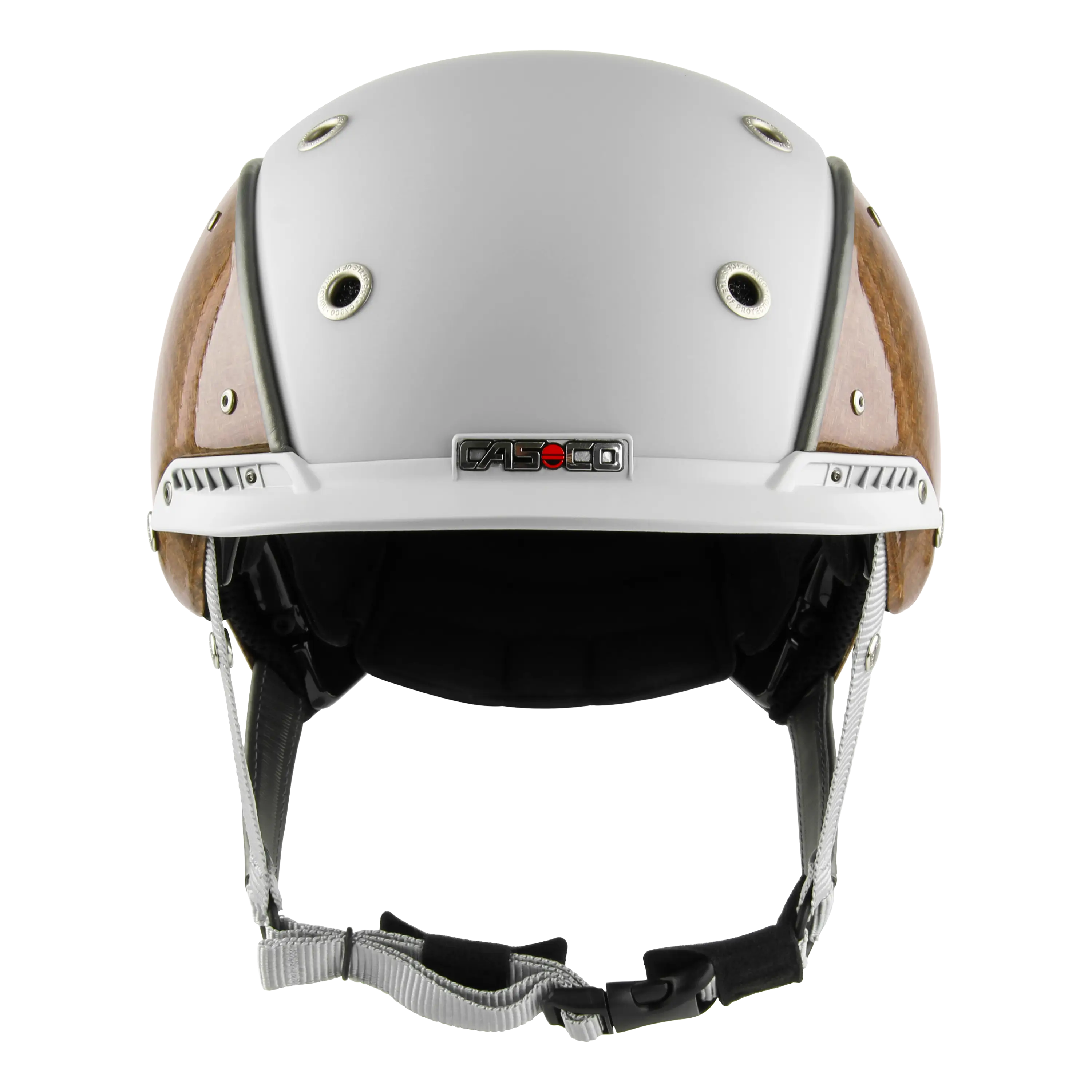 Casco Champ3 Flax Fibre White Gray casca echitatie