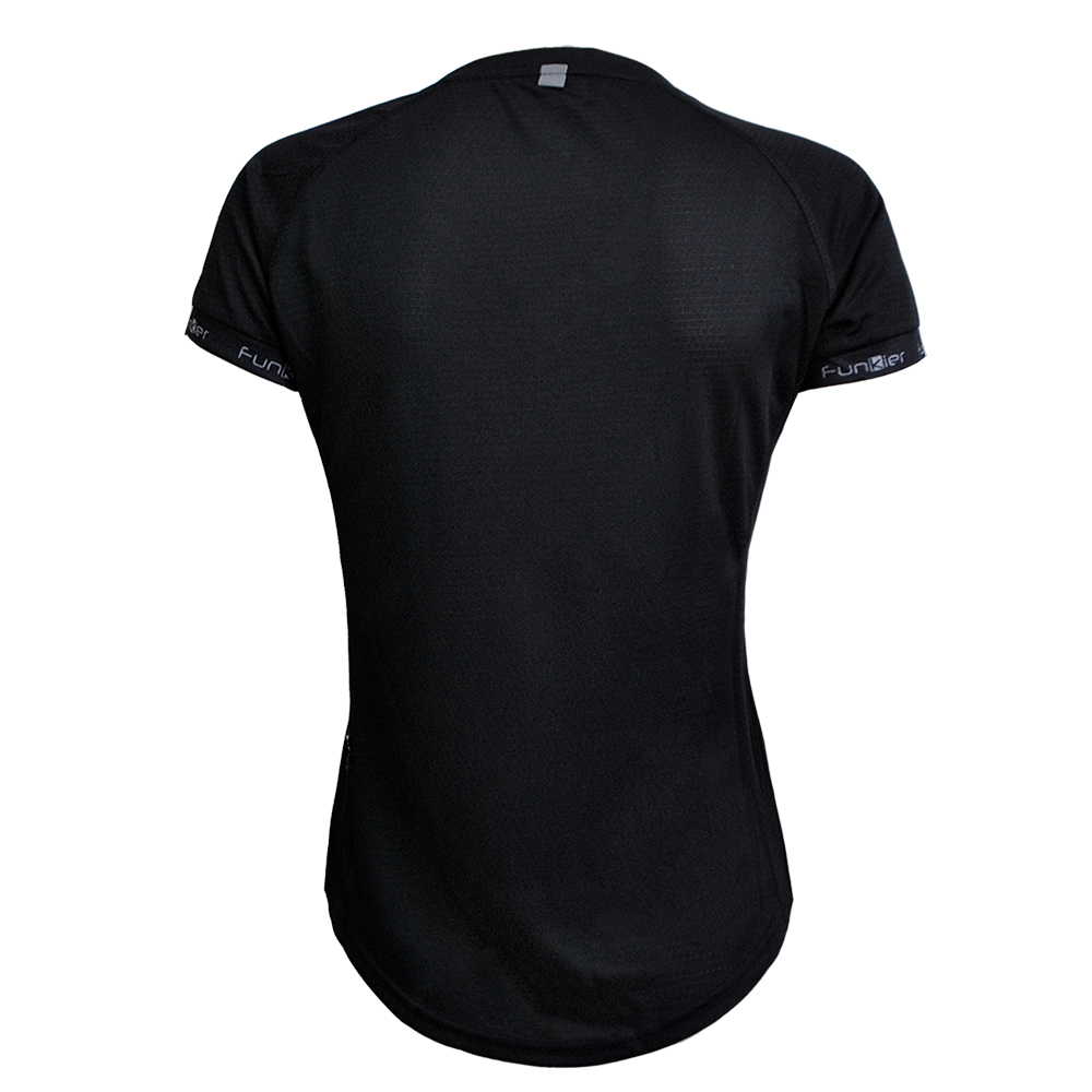 Funkier Biancavilla tricou ciclism relaxat 3 buzunare