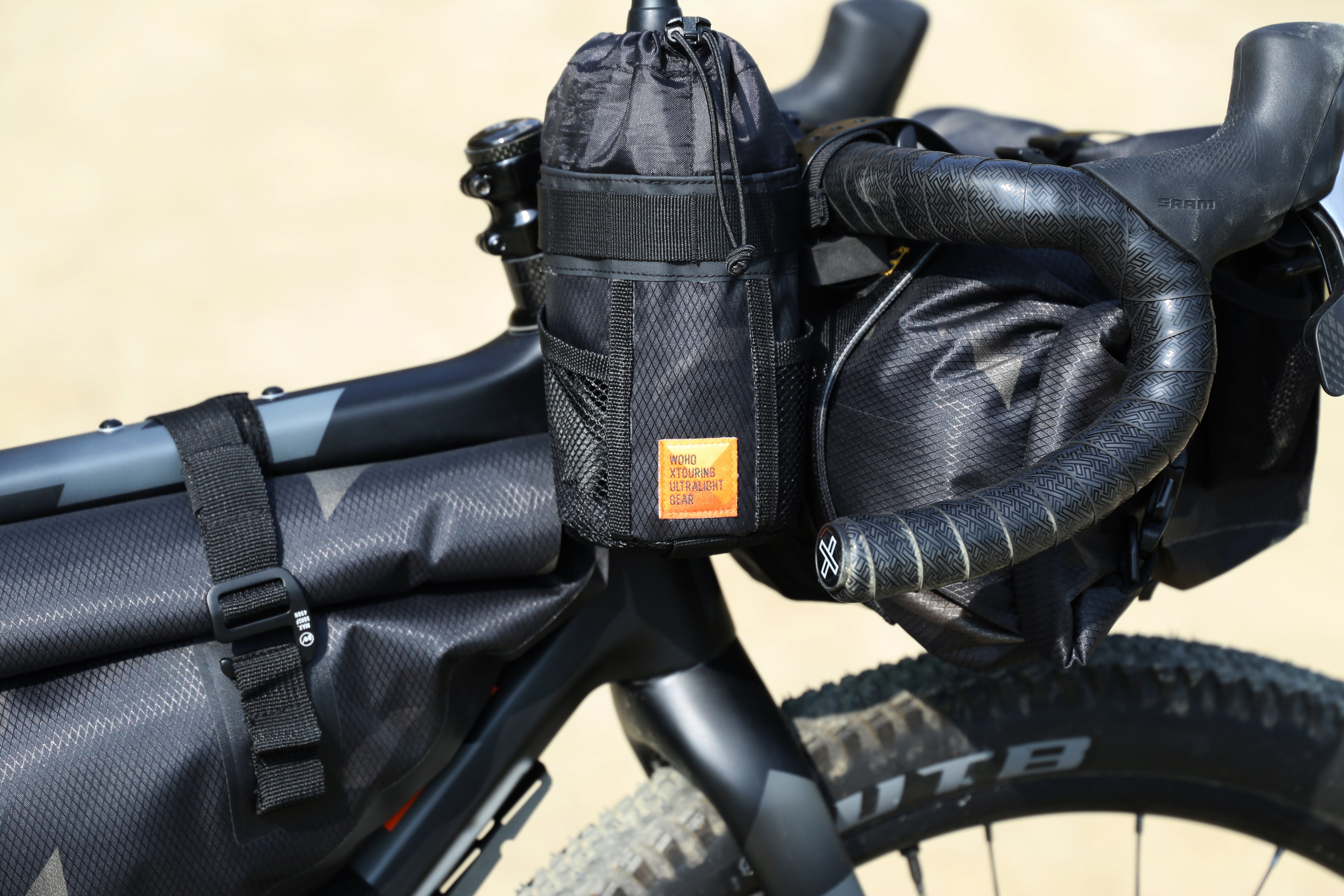 WOHO XTouring Almighty Cup Holder geantă ghidon neagră 1L