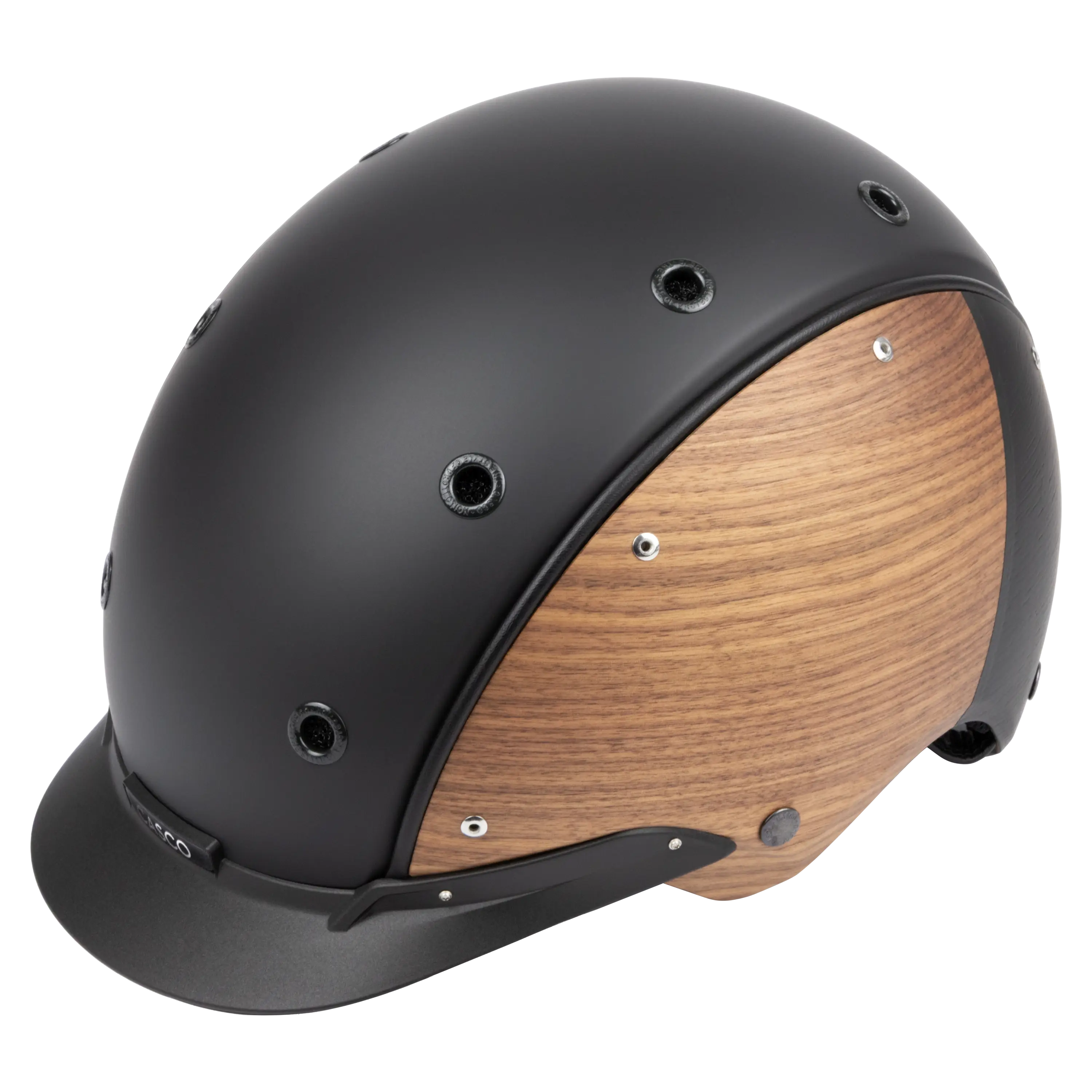 Casco Champ Split Fumed casca echitatie aspect lemn