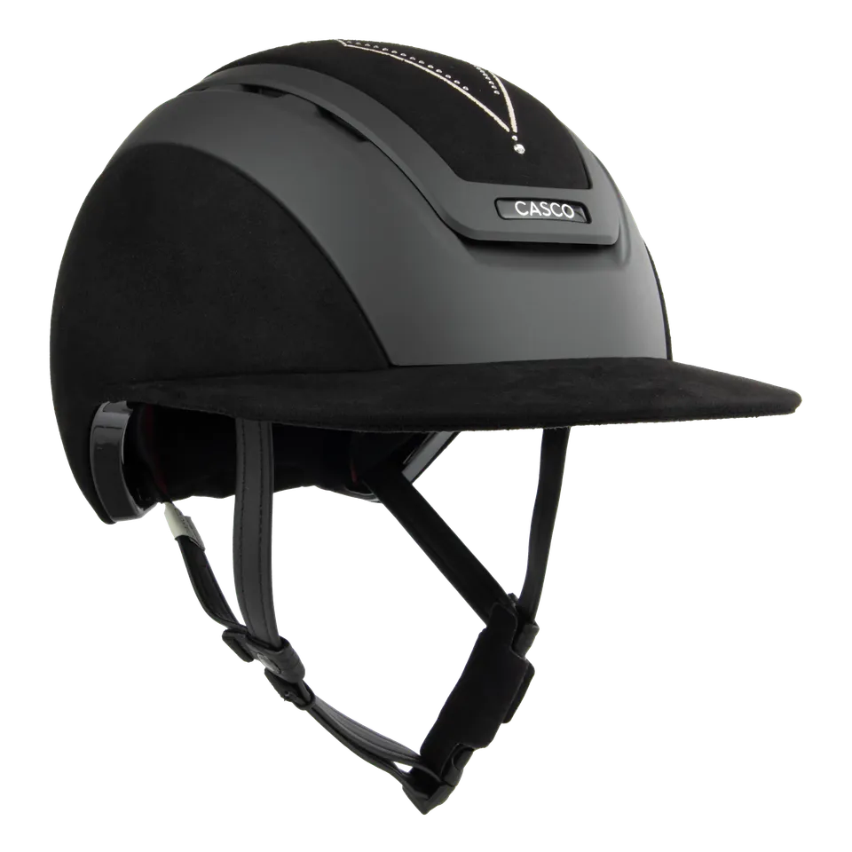 Casco ELITE Celestia casca echitatie negru Swarovski