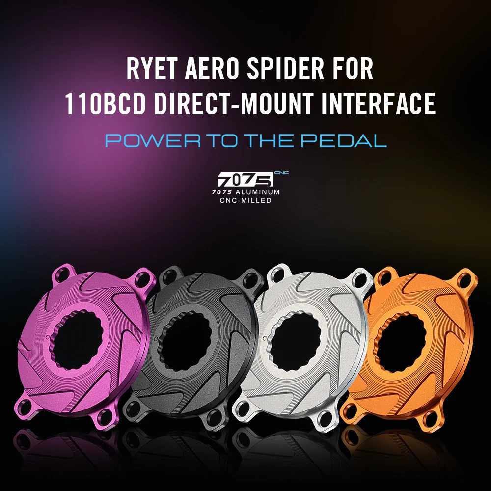 RYET AETHER pedalier carbon sosea 325g ultralight