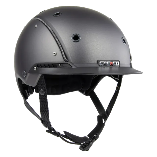 Casco Champ3 cască echitație gri mat ventilată