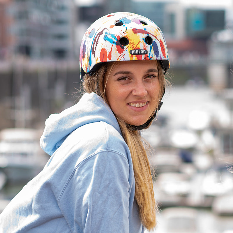 Melon Urban Active Jackson P cască bicicletă stropi culoare