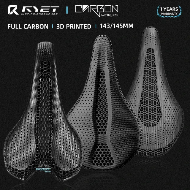 Ryet K03 Ultra șa MTB carbon 3D 145mm 205g