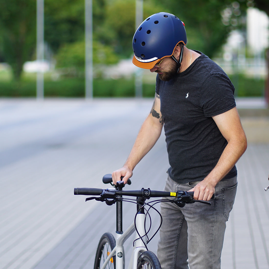Melon E-Series Heaven & Earth casca bicicleta M-L albastru