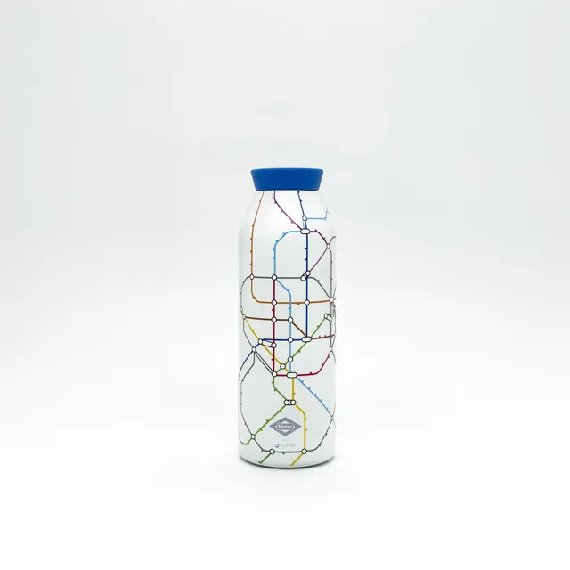 Closca Minimal Madrid Blue sticla apa 450 ml albastru