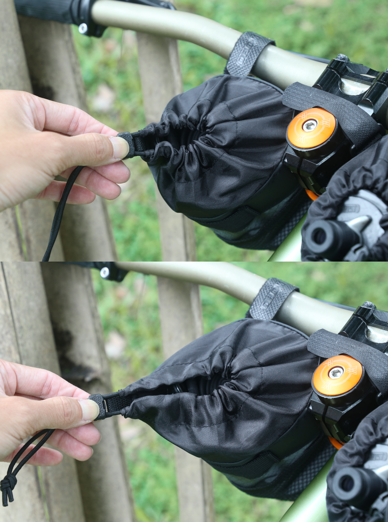WOHO XTouring Almighty Cup Holder geantă ghidon gri 1L