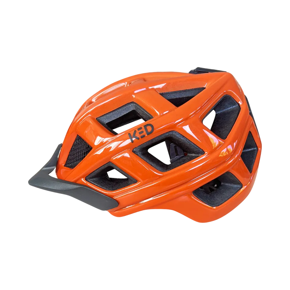 KED Crom Swiftie casca bicicleta Orange Glossy M 52-58