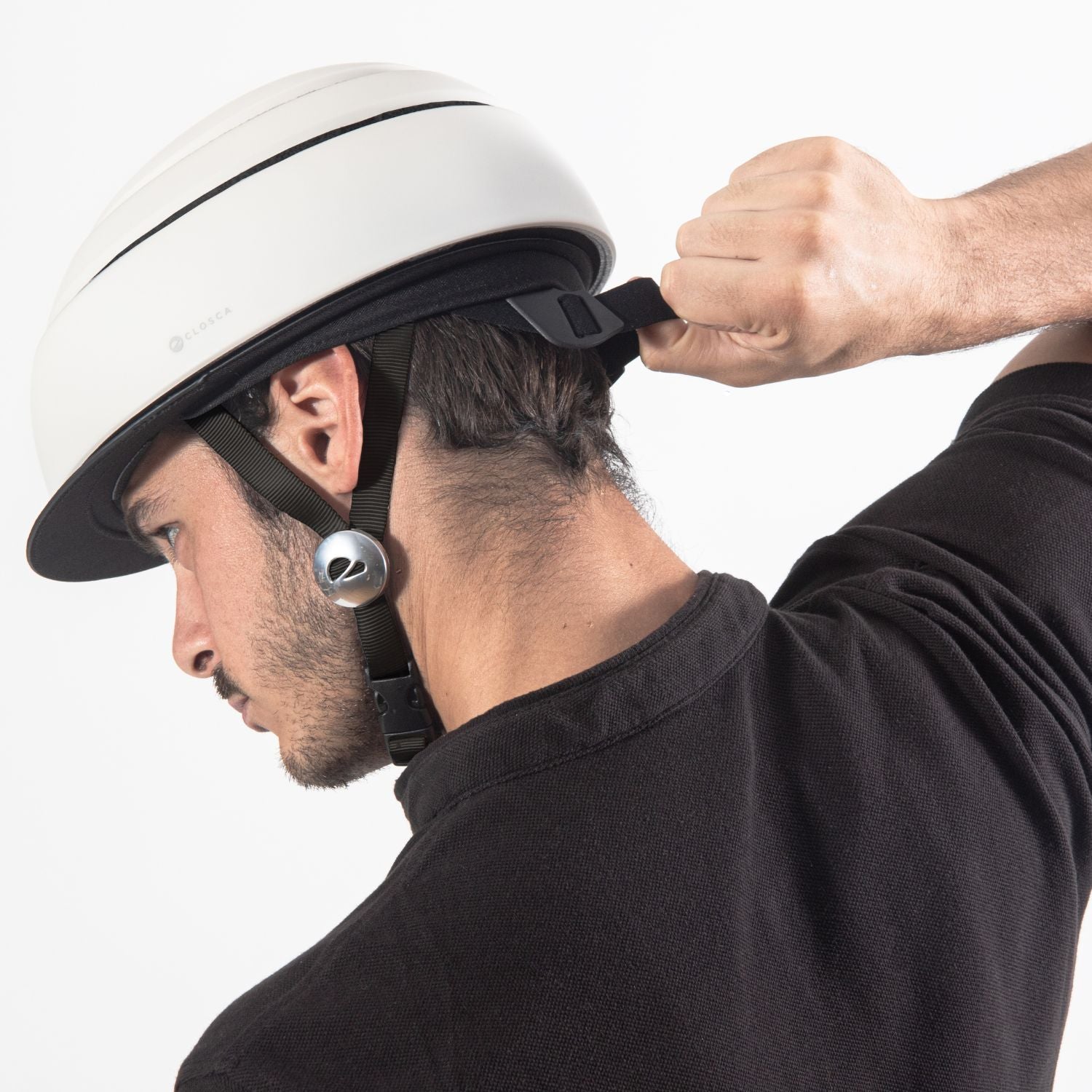 Closca Helmet Visor White cască bicicletă vizor alb