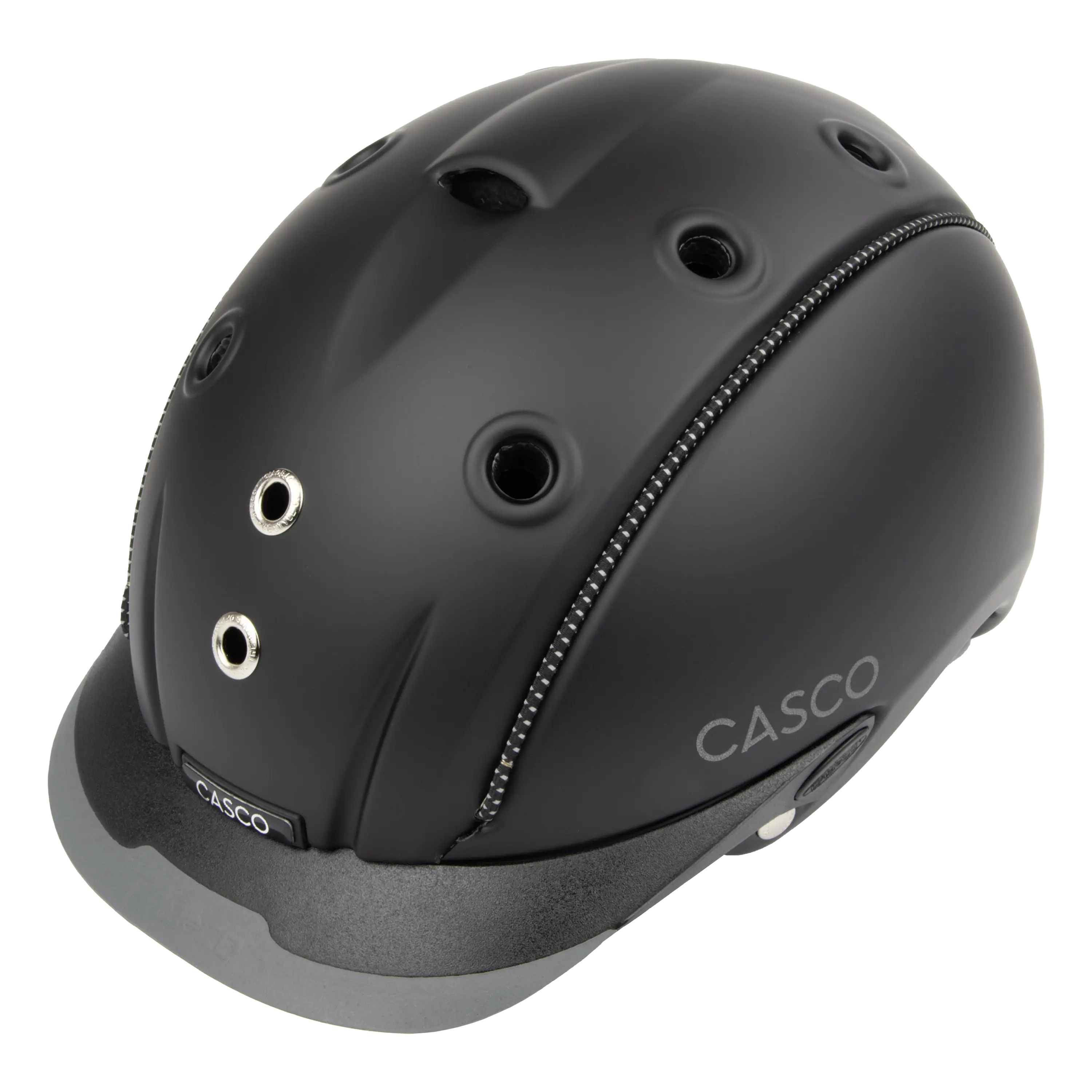 Casco Mistrall Prime Black cască echitație neagră ventilată