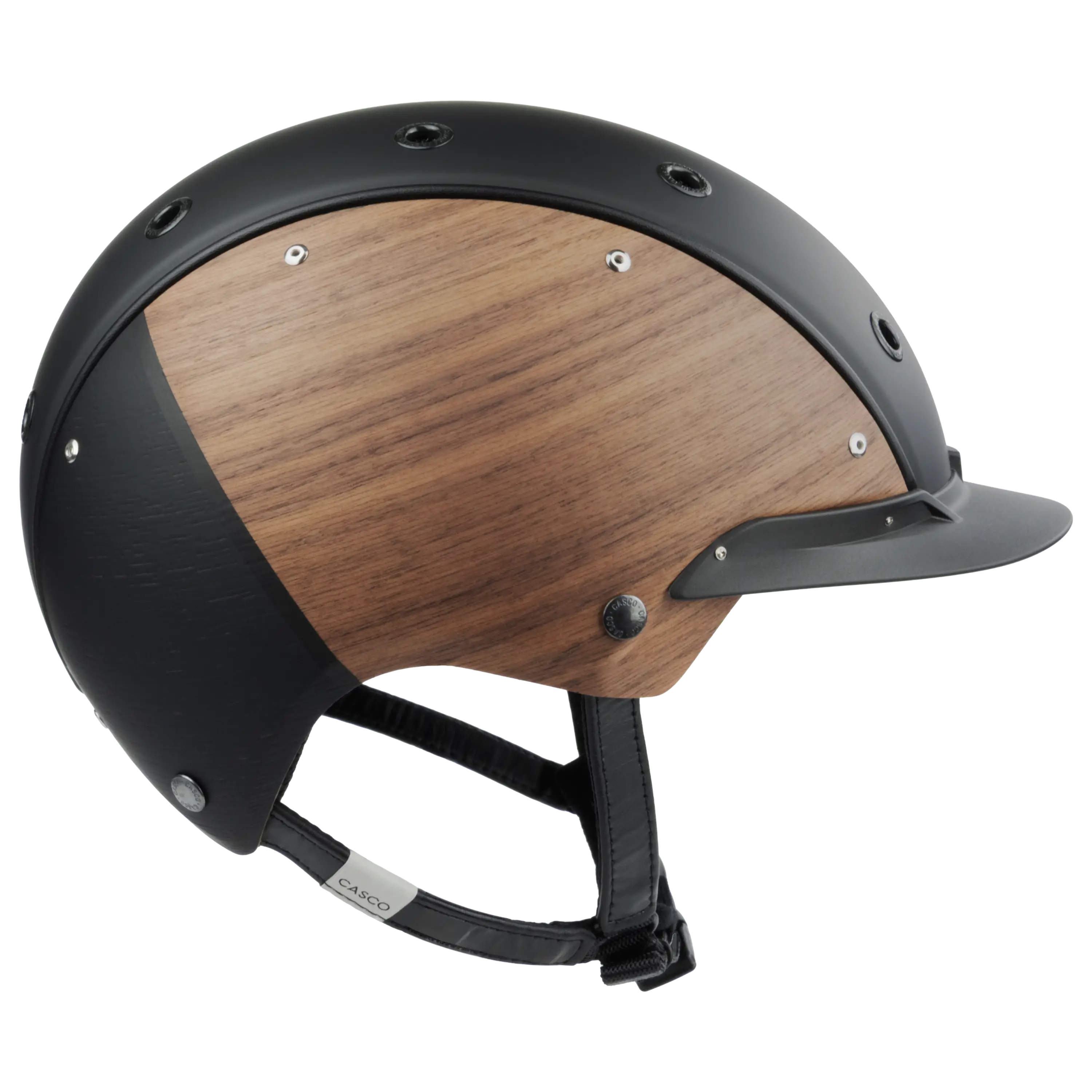 Casco Champ Split Fumed casca echitatie aspect lemn