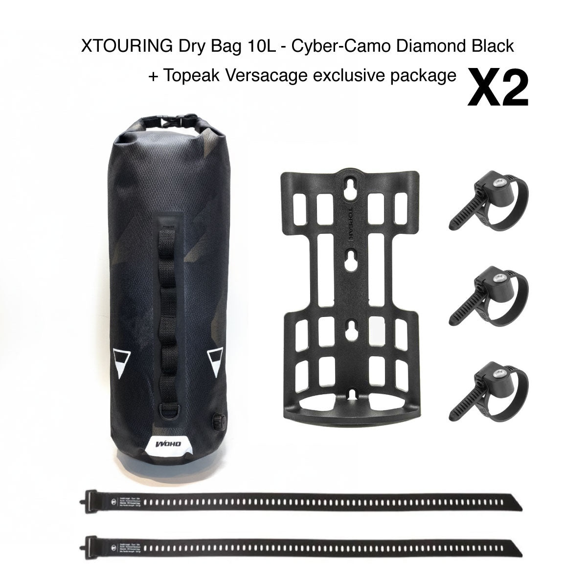 WOHO XTouring Dry Bag pachet furcă 7L + Versacage