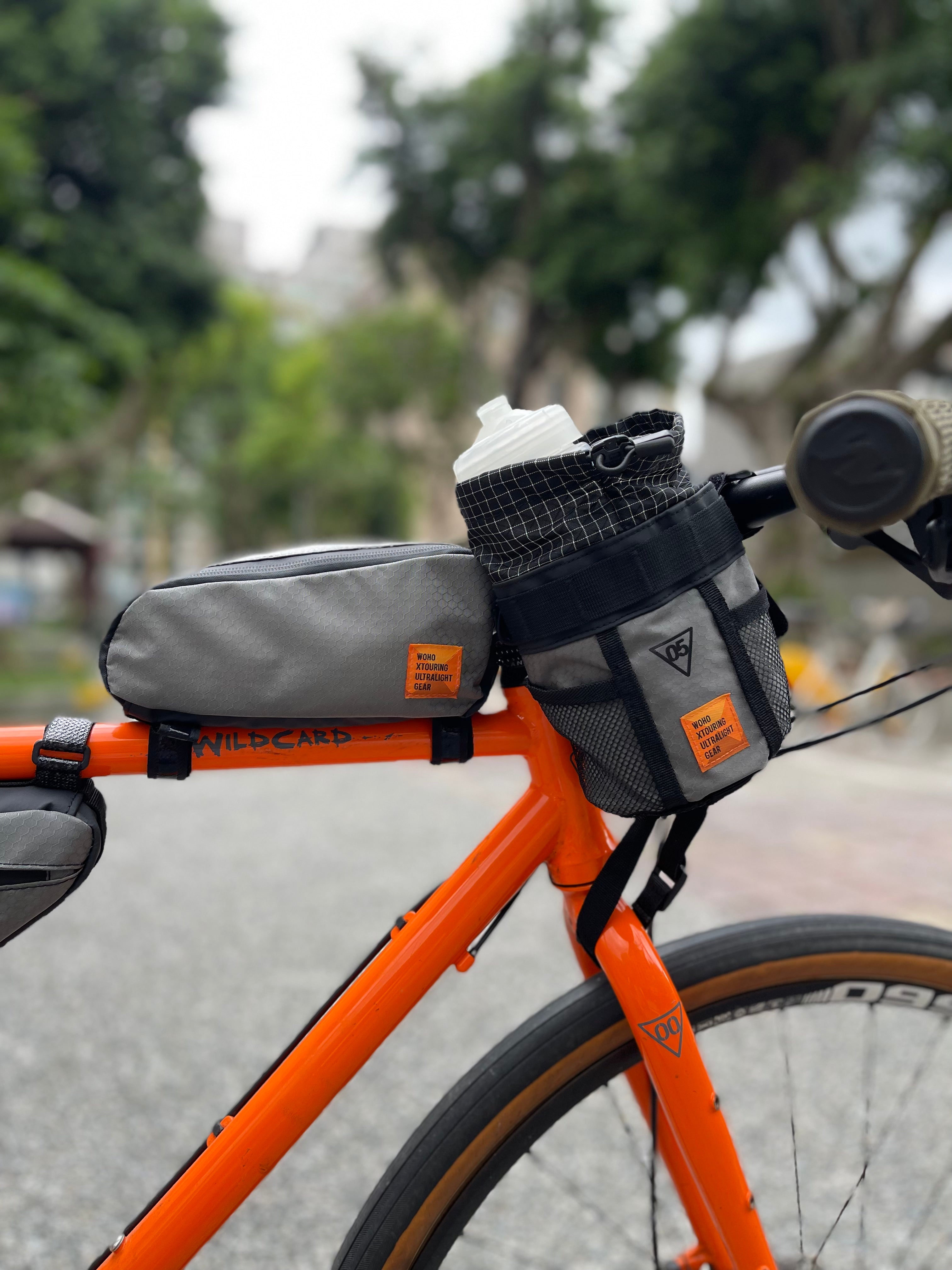 WOHO XTouring Almighty Cup Holder geantă ghidon gri 1L