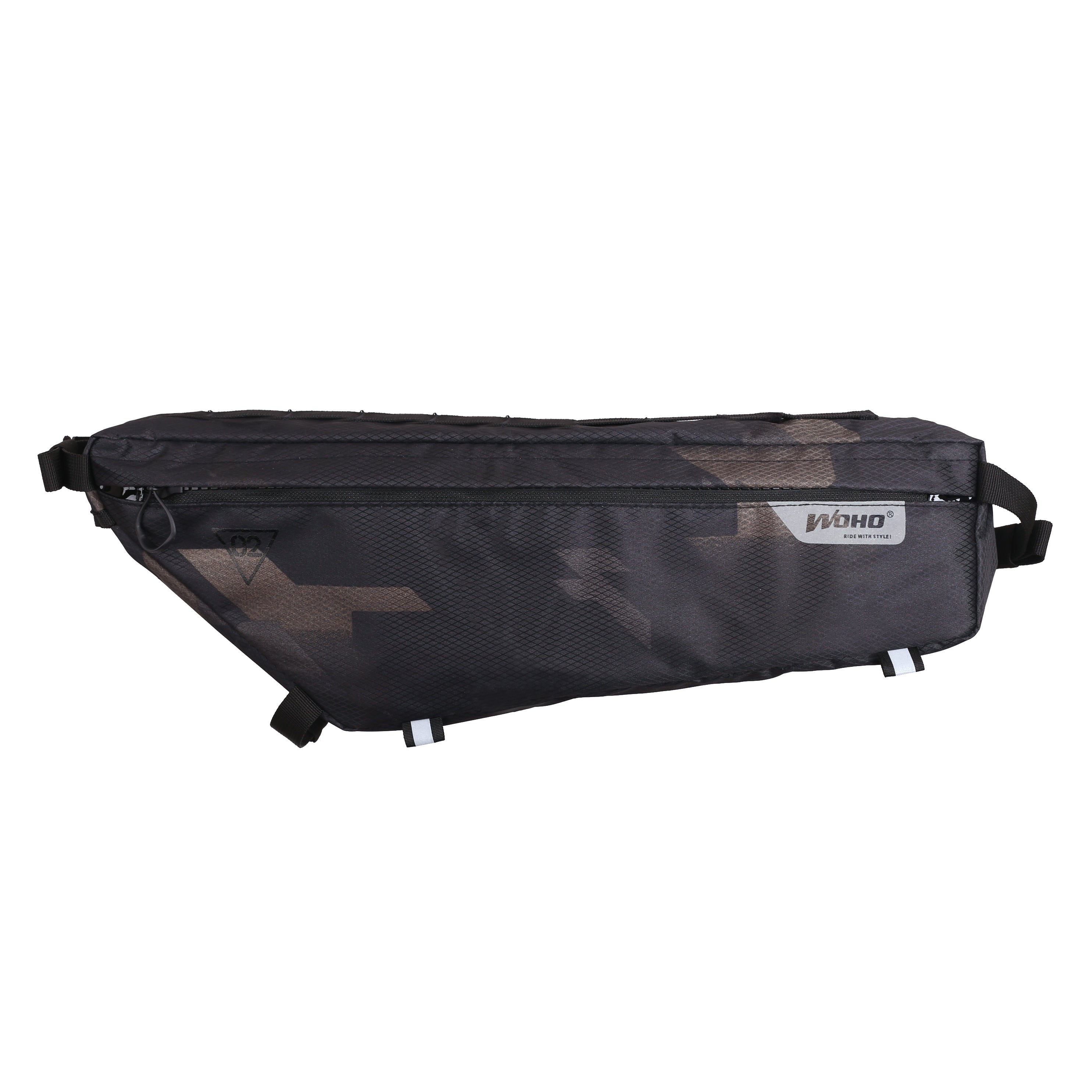 WOHO XTOURING geanta cadru Cyber-Camo Diamond Black