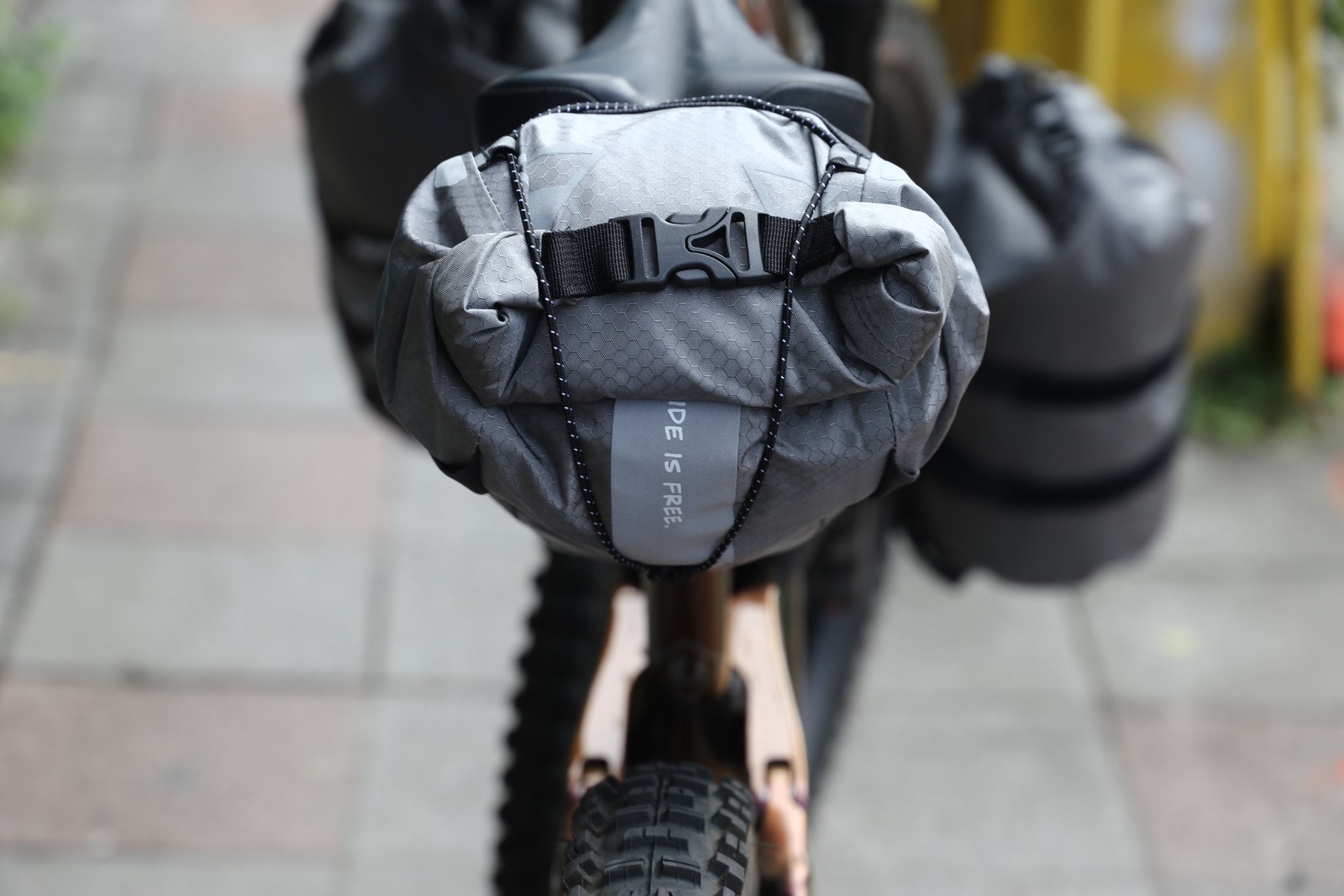 WOHO XTOURING Saddle Bag Dry S geantă șa impermeabilă gri