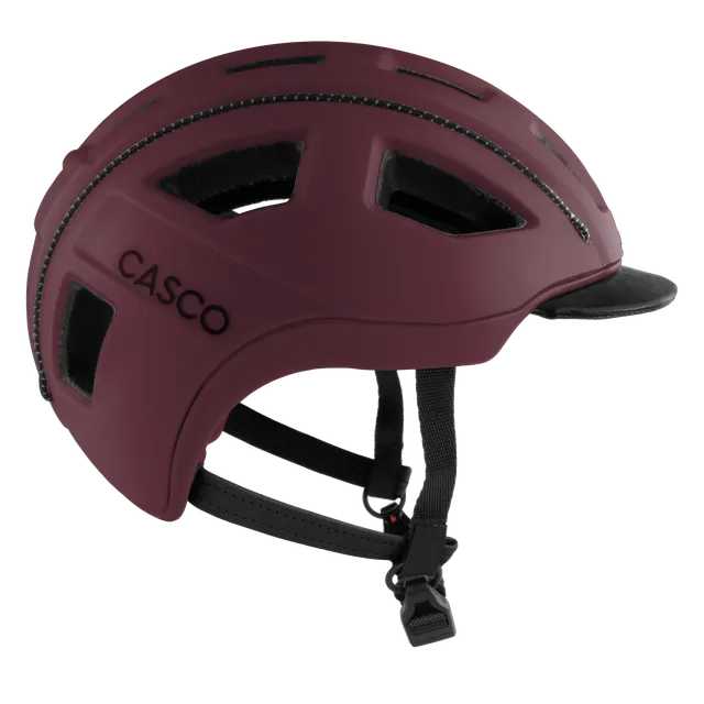 Casco Cosmo Air Sterling Sienna Wine Red casca bici