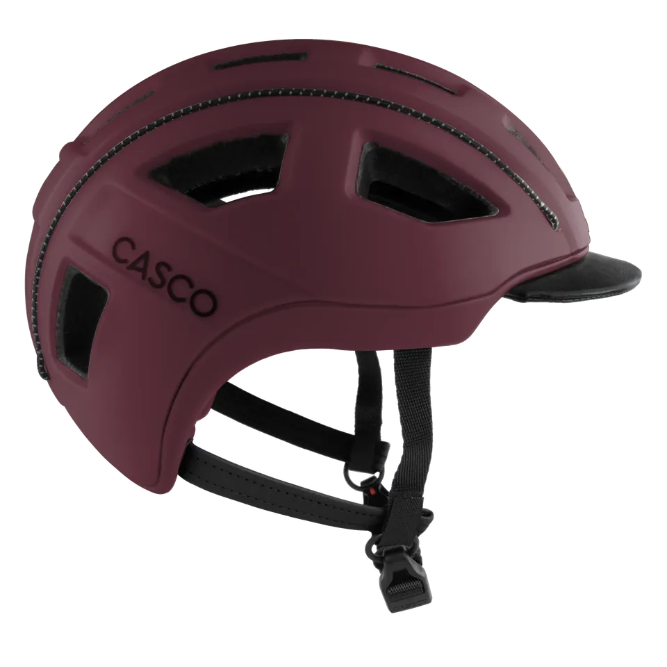 Casco Cosmo Air Sterling Sienna Wine Red casca bici