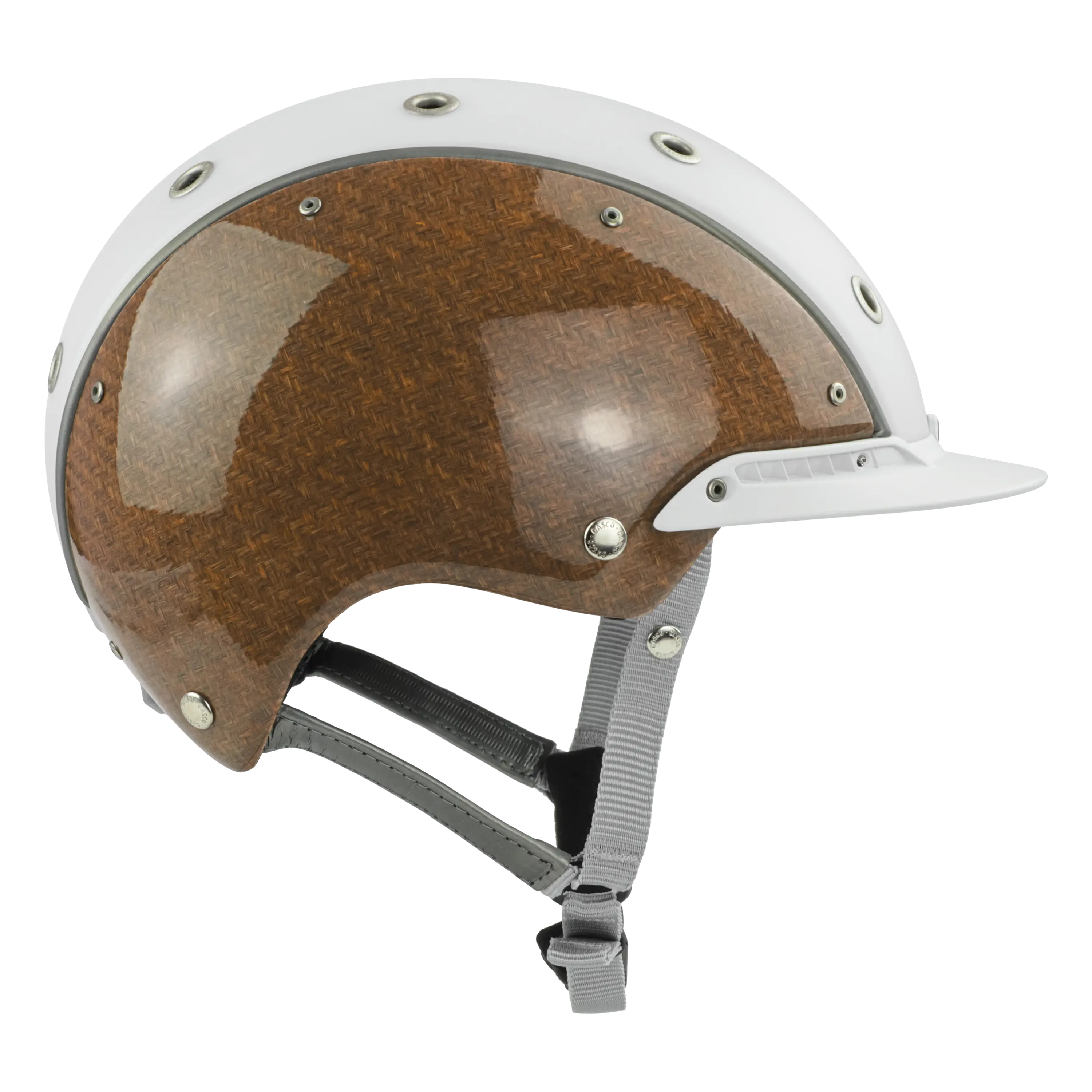 Casco Champ3 Flax Fibre White Gray casca echitatie