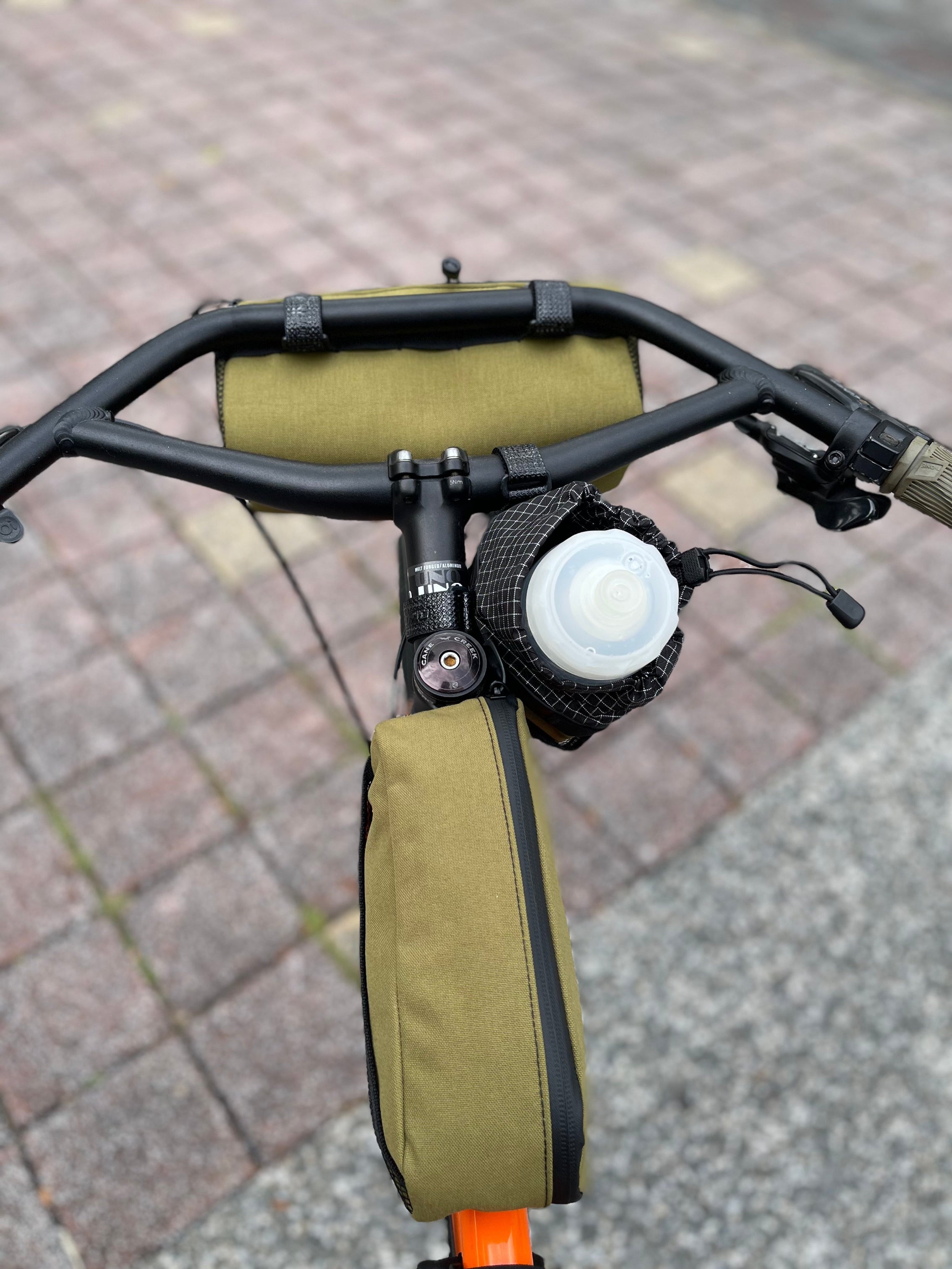 Woho XTouring geanta cadru Cordura verde 0.6L