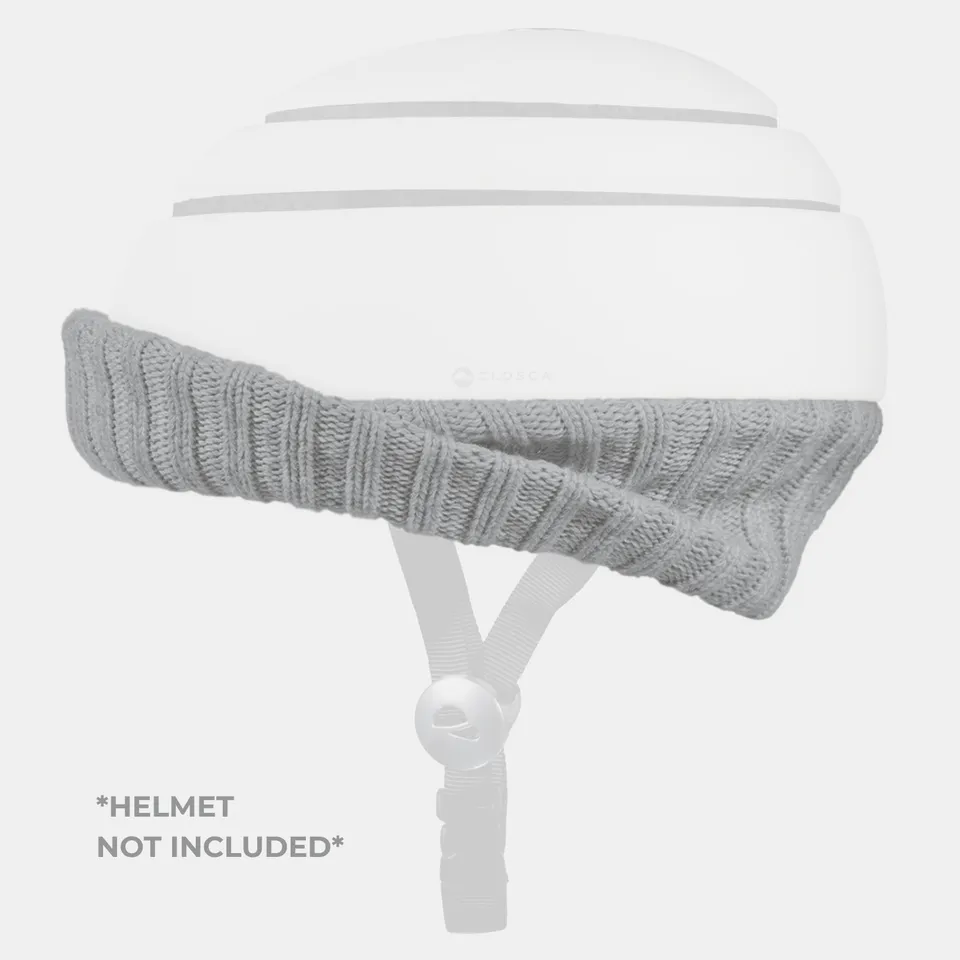 Closca Nordic Gray vizieră casca lână