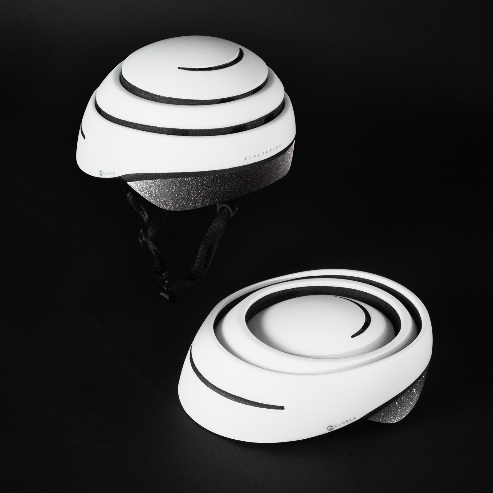 Closca Loop Reflective Coal cască pliabilă reflectorizantă
