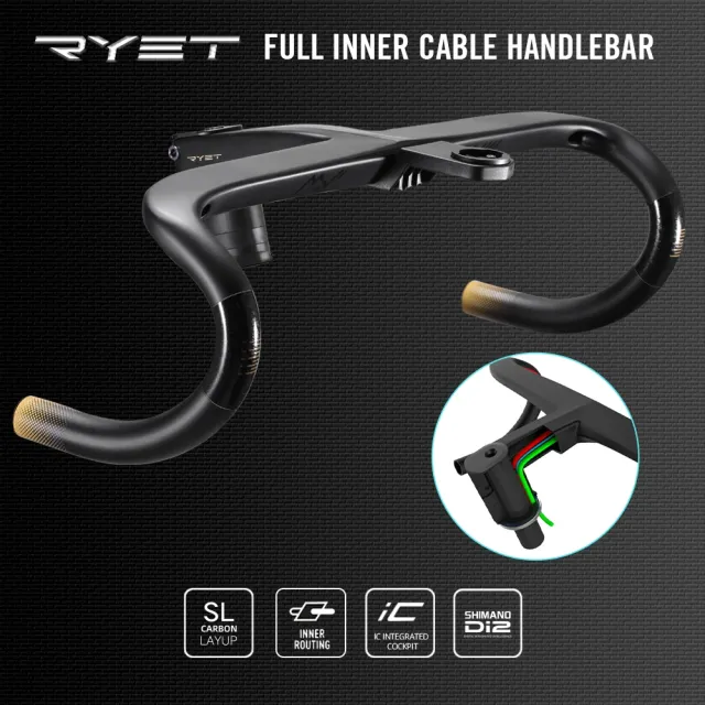 Ryet Ergo Ace ghidon sosea carbon Di2 suport