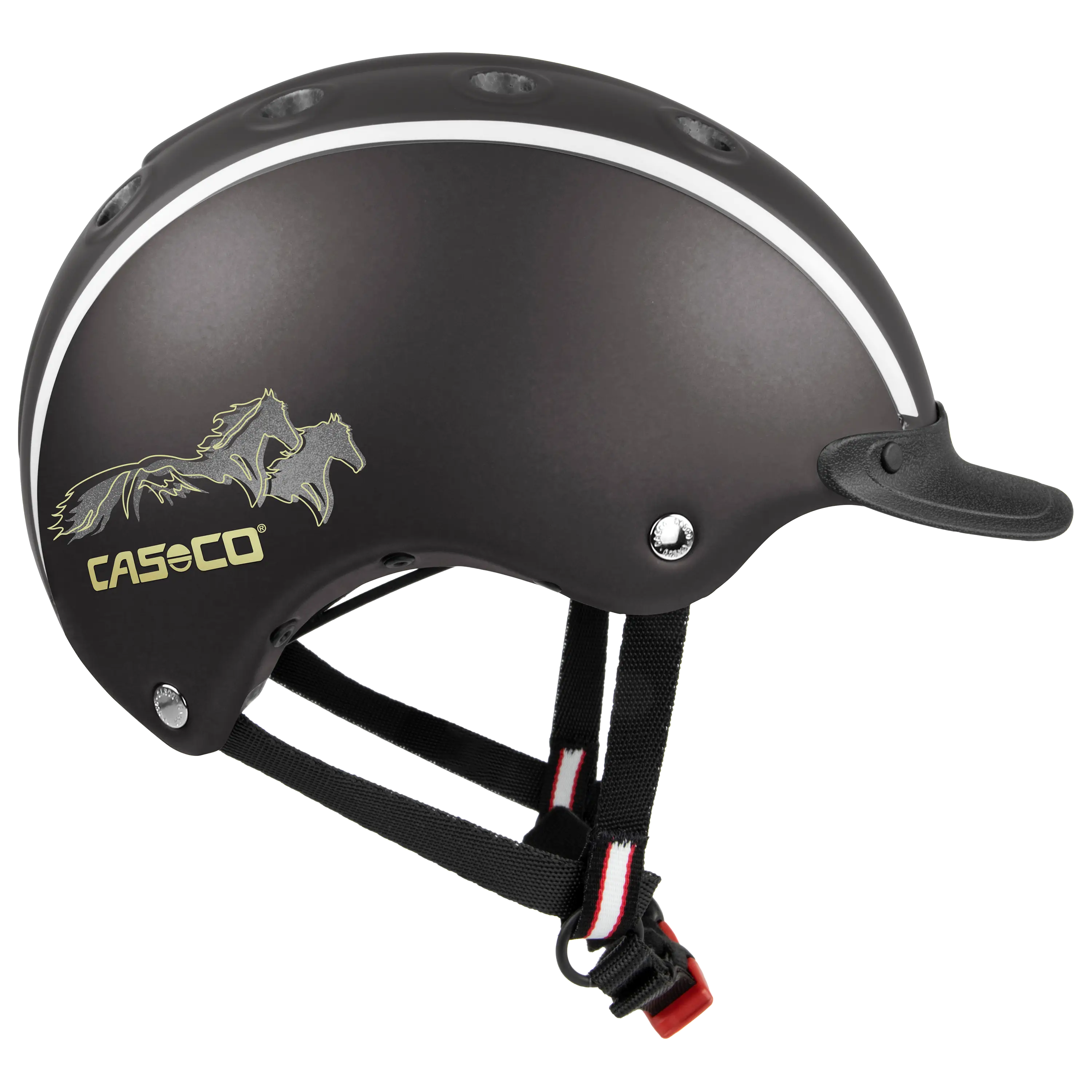 Casco Choice Brown Metallic casca echitatie maro S