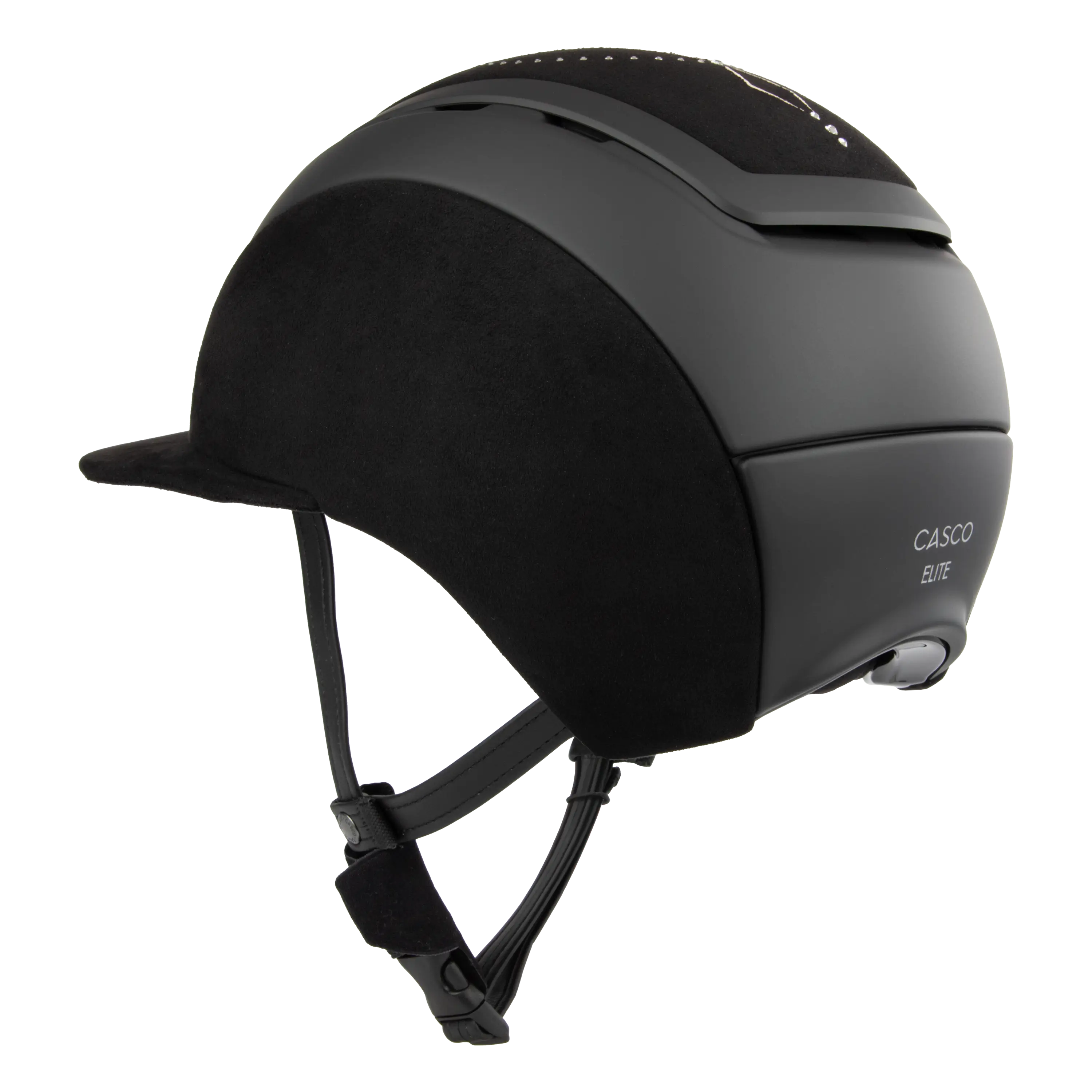 Casco ELITE Celestia casca echitatie negru Swarovski