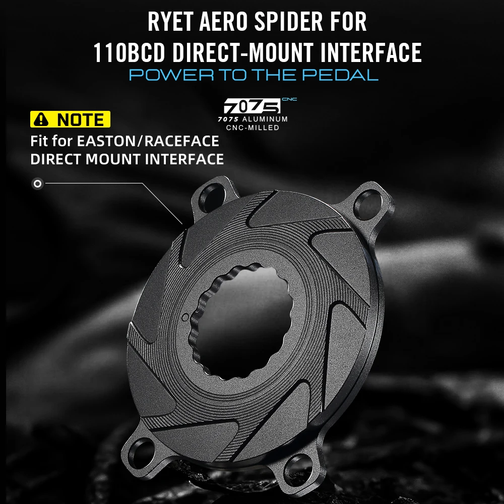Ryet R2S pedalier cursiera carbon titan 325g