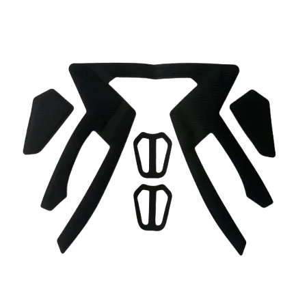 KED Reach set bureti casca bicicleta negru 1 set