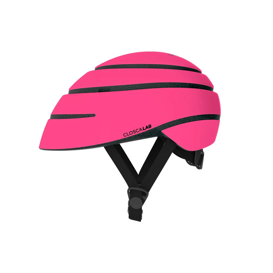 Closca Loop Lab Neon Pink casca pliabila M roz