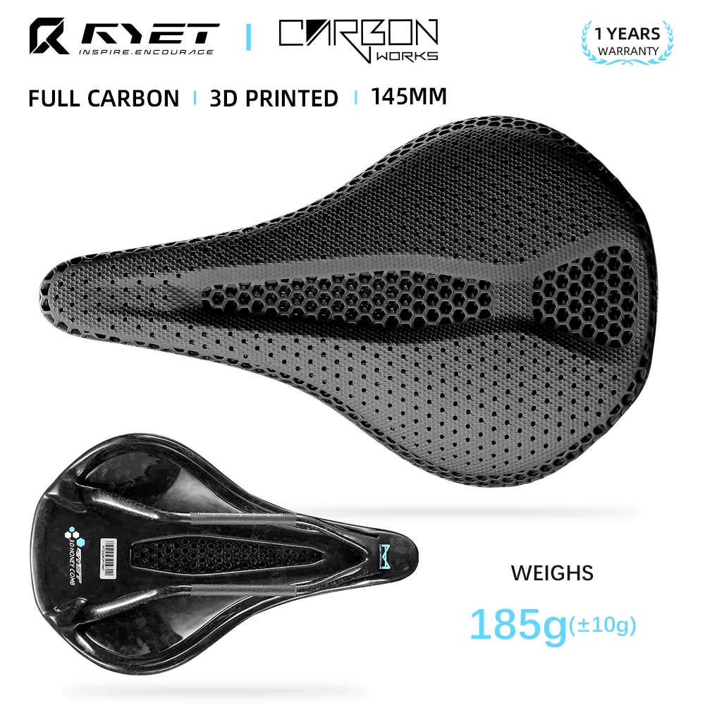 Ryet K03 Ultra șa MTB carbon 3D 145mm 205g