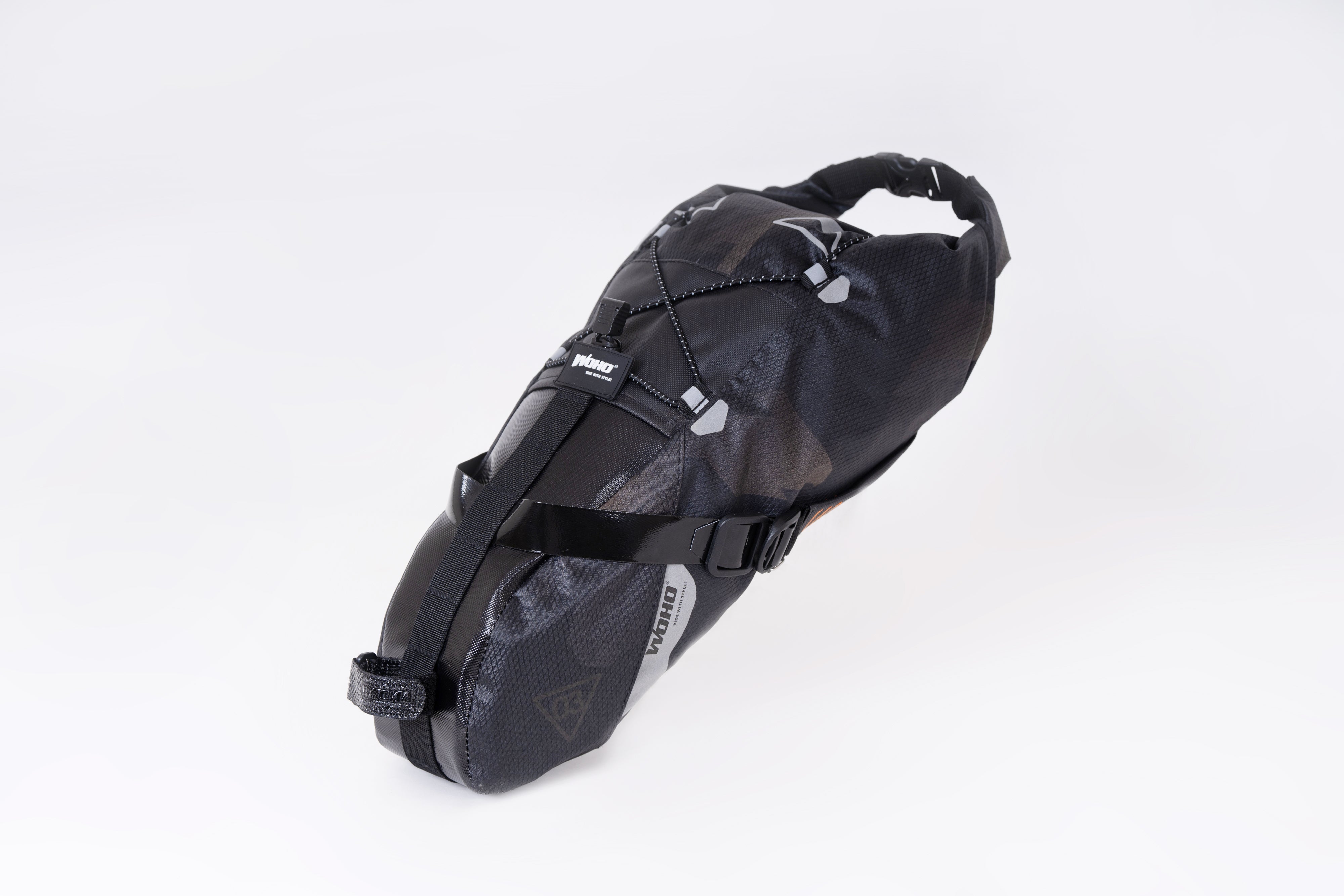 WOHO XTouring Saddle Bag Dry S geanta sa negru 8L