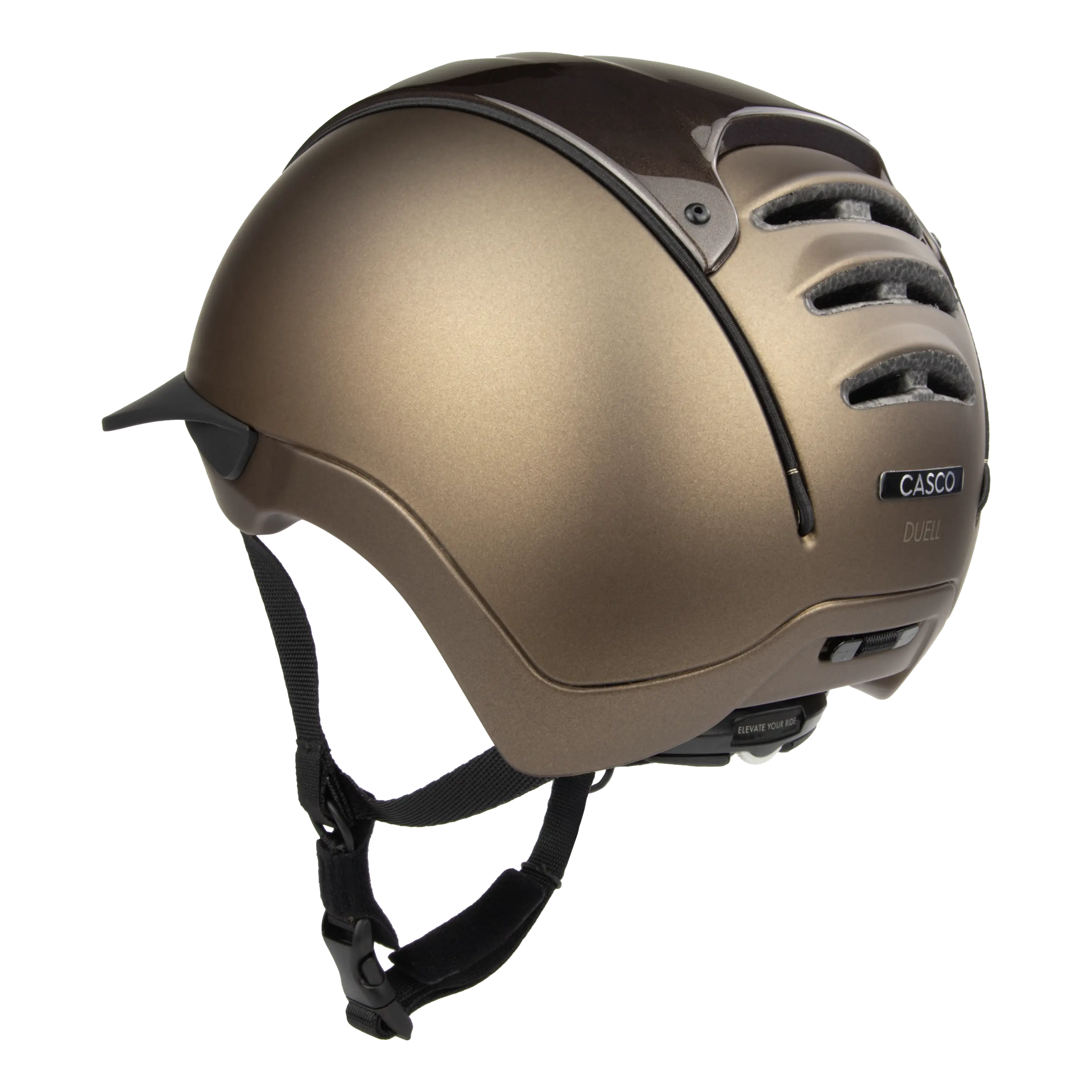 Casco Duell Prime Brown cască echitație maro